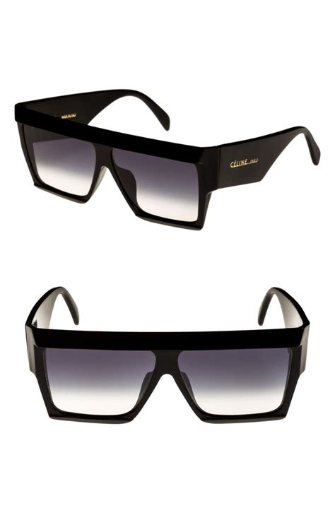 celine flat top sunglasses uk|Celine 60mm flat top sunglasses.